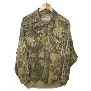 Wrangler X Realtree Flannel Camo Shirt